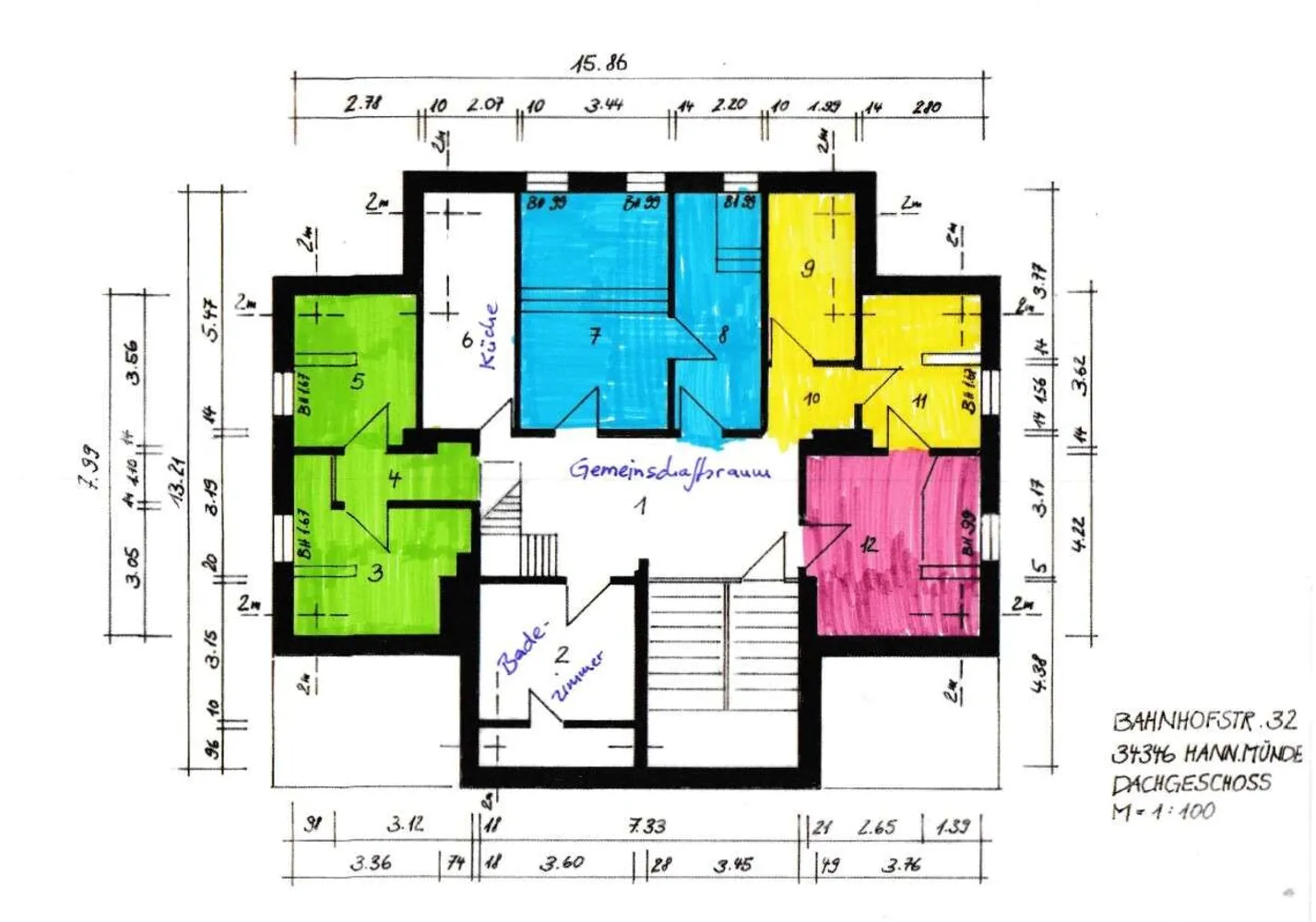 2 Zimmer Wohnung mit 35 m² in Fulda – Bild 1