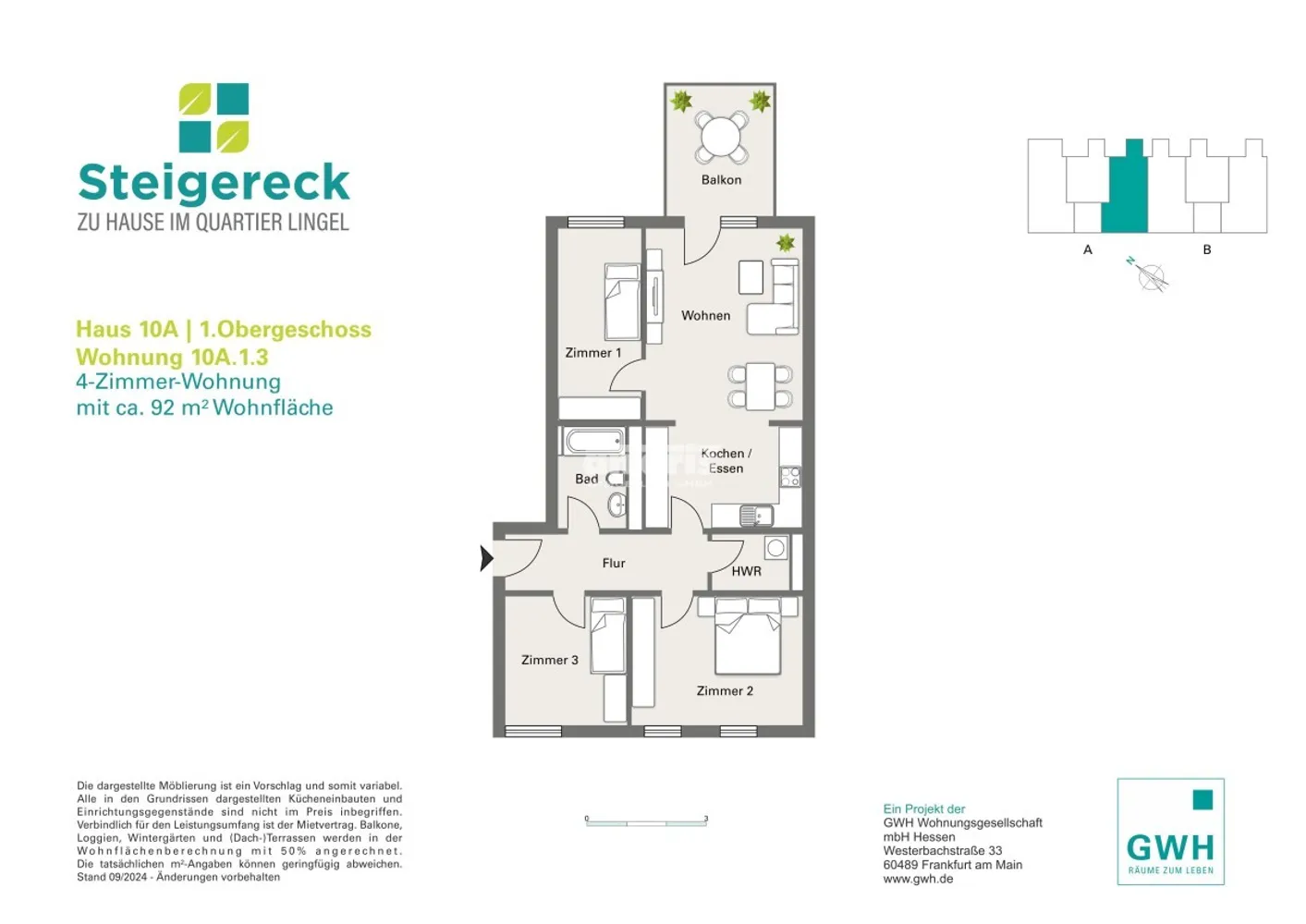 4 Zimmer Wohnung mit 92 m² in Erfurt – Bild 11