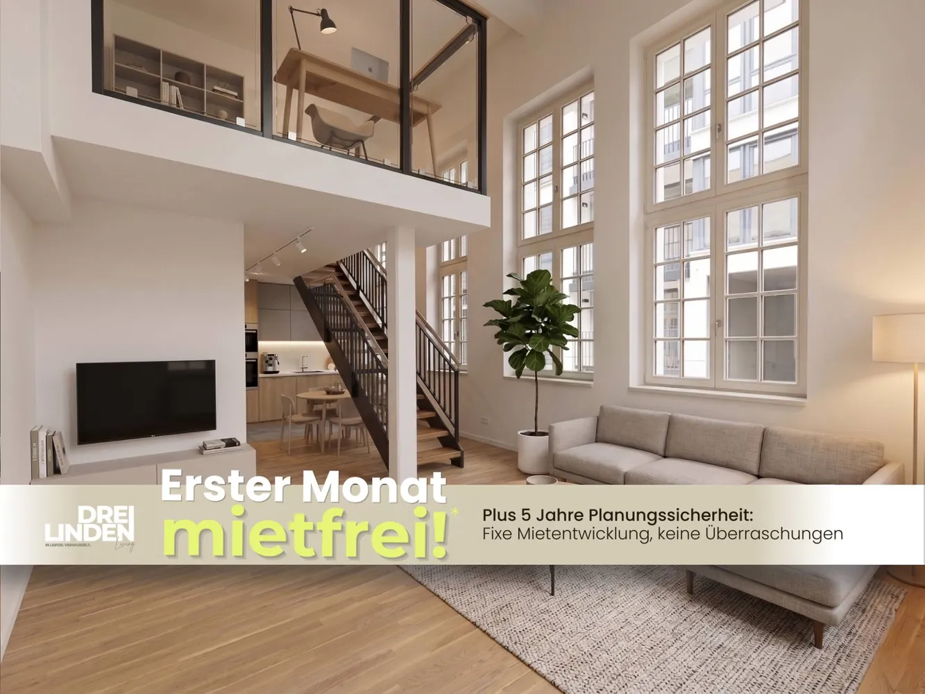 2 Zimmer Wohnung mit 75 m² in Leipzig – Bild 1