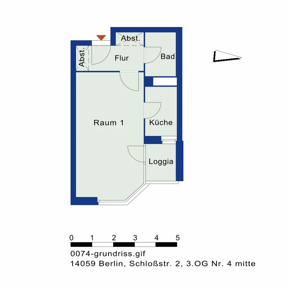Studio mit 32 m² in Berlin – Bild 8