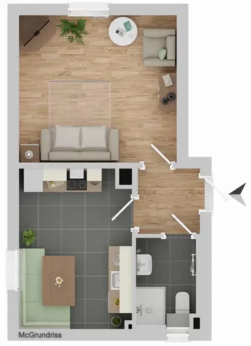 1 Zimmer Wohnung mit 34 m² in Chemnitz – Bild 4