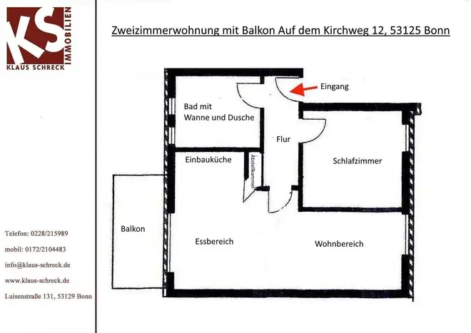 2 Zimmer Wohnung mit 56 m² in Bonn – Bild 10