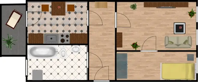 2 Zimmer Wohnung mit 50 m² in Leipzig – Bild 2
