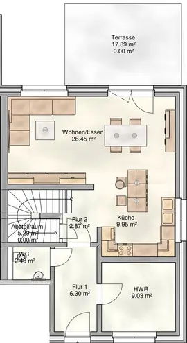 6 Zimmer Haus mit 165 m² in Leipzig – Bild 3