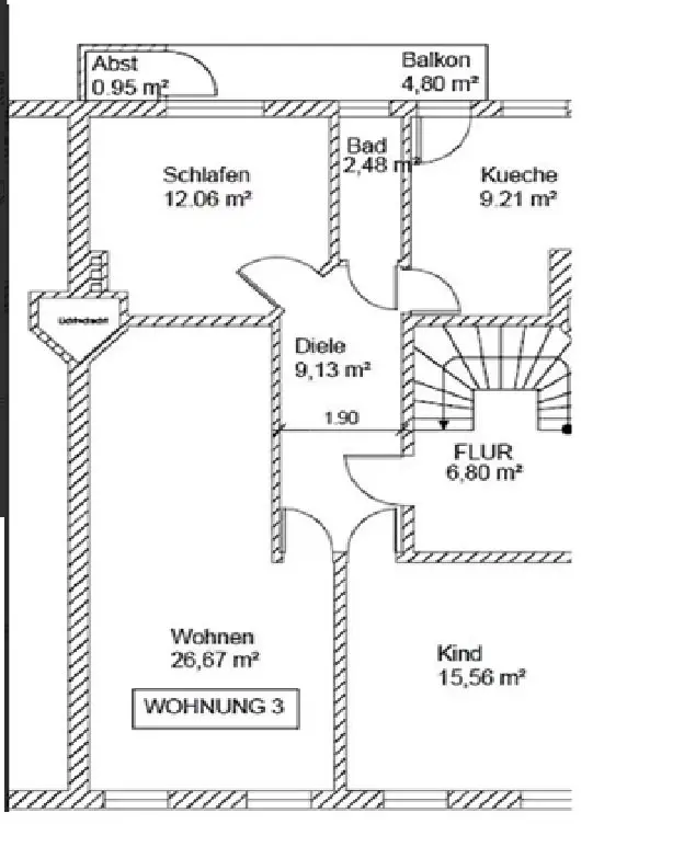 3 Zimmer Wohnung mit 80 m² in Bremerhaven – Bild 10