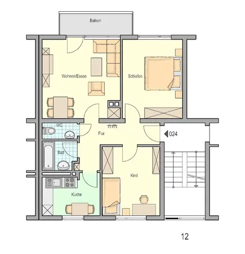 3 Zimmer Wohnung mit 65 m² in Stuttgart – Bild 8
