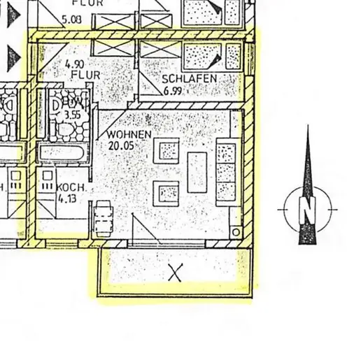 2 Zimmer Wohnung mit 43 m² in Augsburg – Bild 6