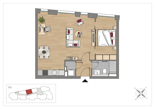 2 Zimmer Wohnung mit 52 m² in Leipzig – Bild 5