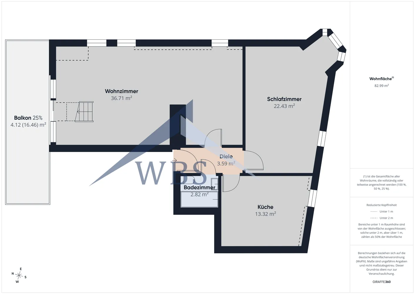 2 Zimmer Wohnung mit 82 m² in Bochum – Bild 12