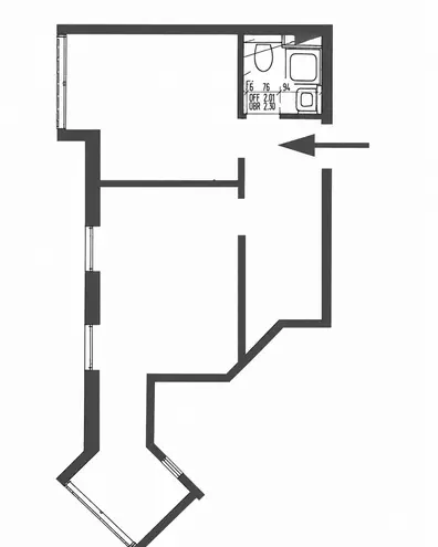 3 Zimmer Wohnung mit 42 m² in Karlsruhe – Bild 7
