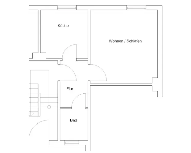 1 Zimmer Wohnung mit 27 m² in Braunschweig – Bild 3