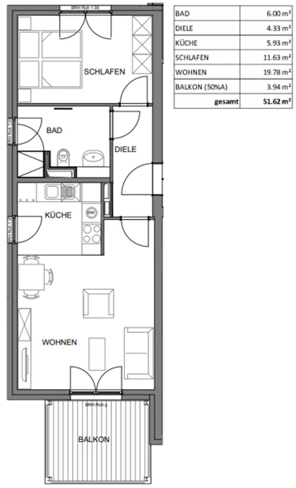 2 Zimmer Wohnung mit 52 m² in Potsdam – Bild 9