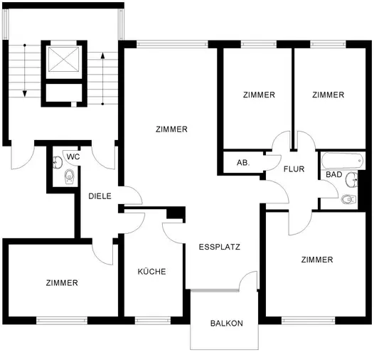 5 Zimmer Wohnung mit 108 m² in Bochum – Bild 3