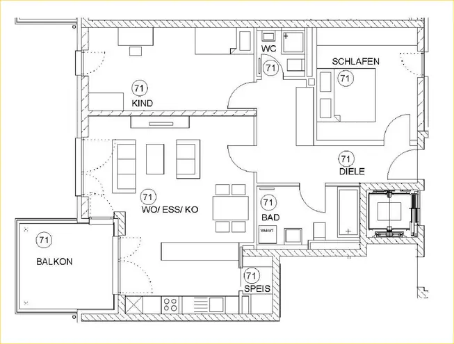 3 Zimmer Wohnung mit 88 m² in München – Bild 11