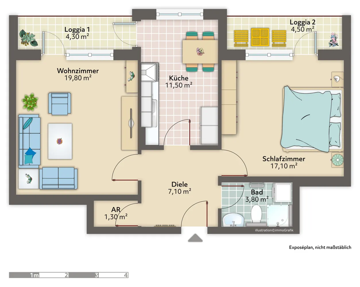 2 Zimmer Wohnung mit 65 m² in Bremen – Bild 10