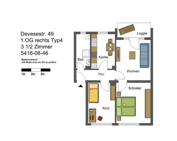 4 Zimmer Wohnung mit 61 m² in Gelsenkirchen – Bild 10