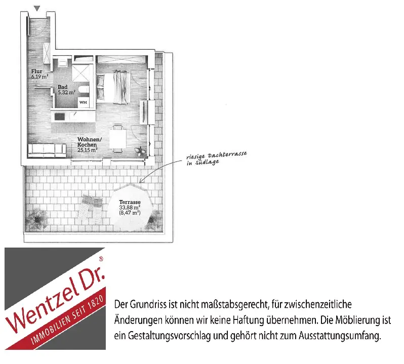 Studio mit 44 m² in Bremen – Bild 8