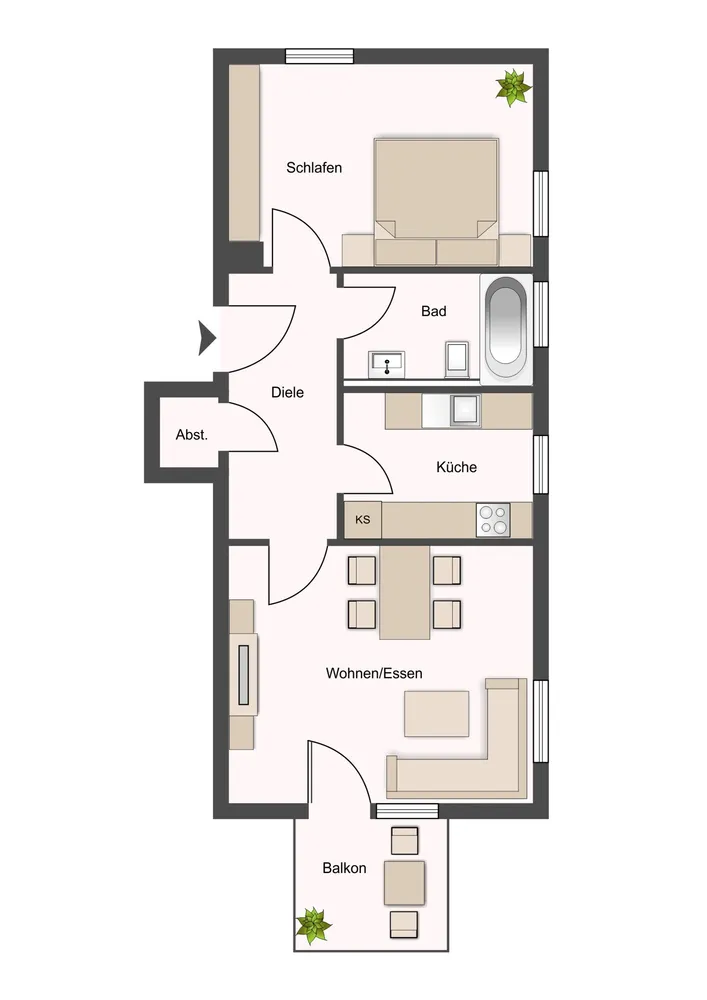2 Zimmer Wohnung mit 57 m² in Reutlingen – Bild 12