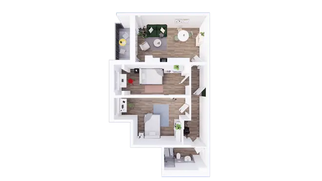 WG-Zimmer mit 14 m² in Aachen – Bild 1