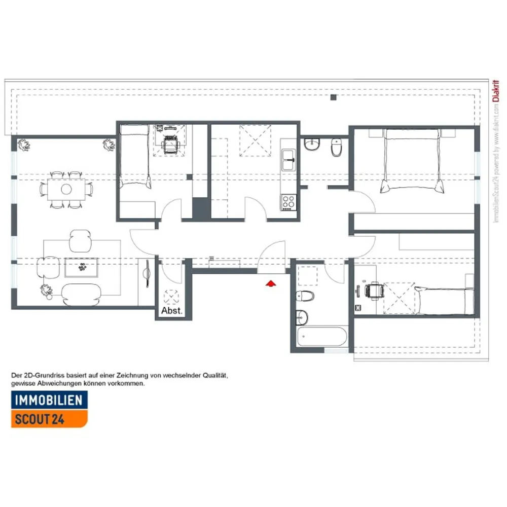 4 Zimmer Wohnung mit 78 m² in Fulda – Bild 2