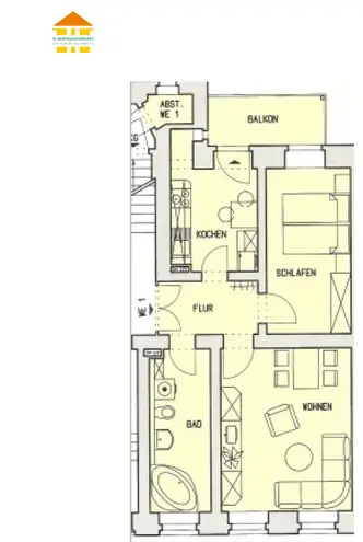 2 Zimmer Wohnung mit 55 m² in Chemnitz – Bild 4