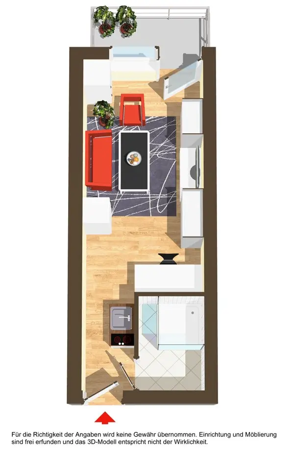 Studio mit 28 m² in Erlangen – Bild 6