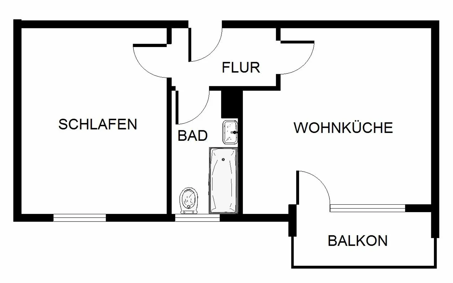 1 Zimmer Wohnung mit 37 m² in Bochum – Bild 3