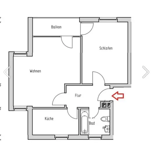 2 Zimmer Wohnung mit 51 m² in Oldenburg – Bild 6