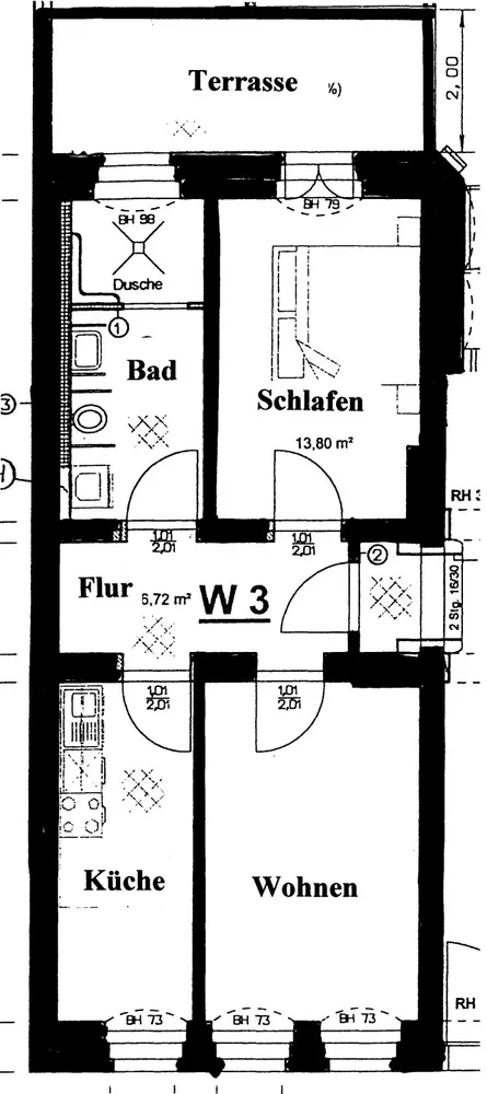2 Zimmer Wohnung mit 61 m² in Görlitz – Bild 12