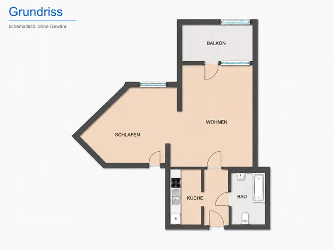 2 Zimmer Wohnung mit 43 m² in Stuttgart – Bild 11