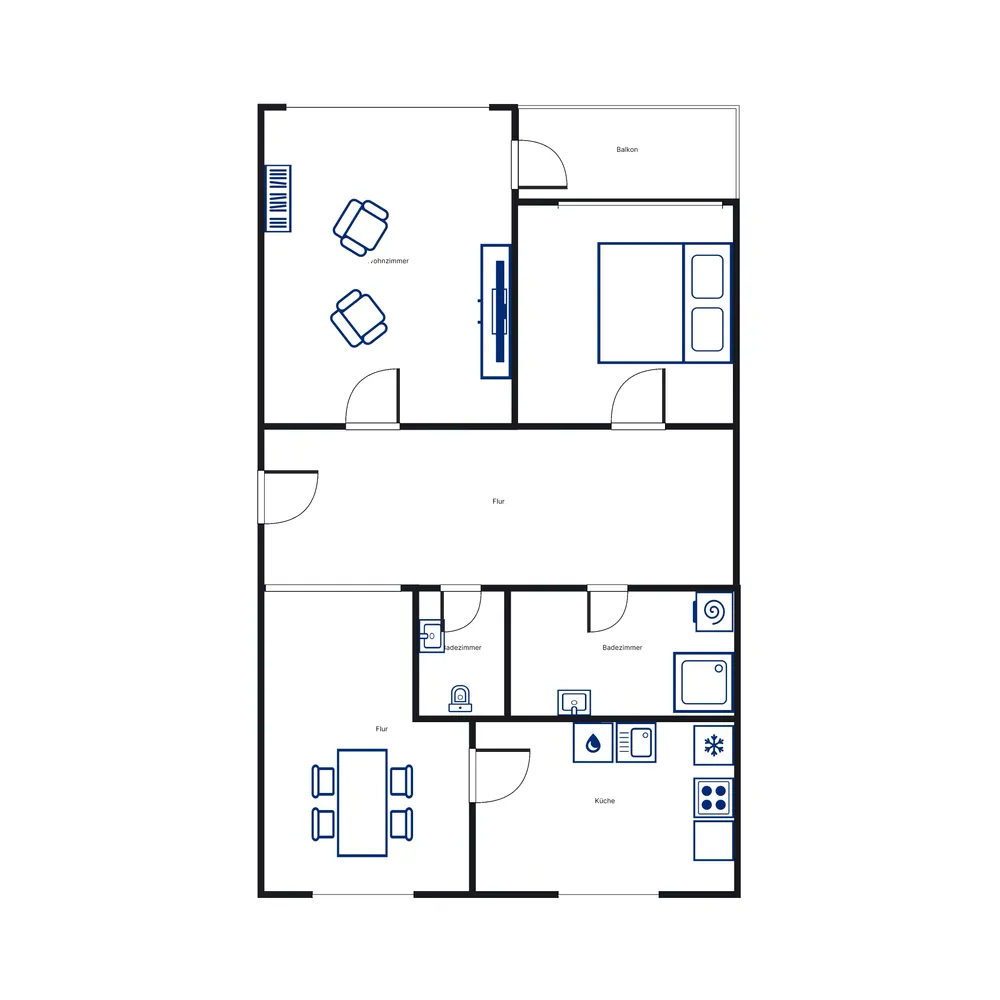 3 Zimmer Wohnung mit 75 m² in Kassel – Bild 2