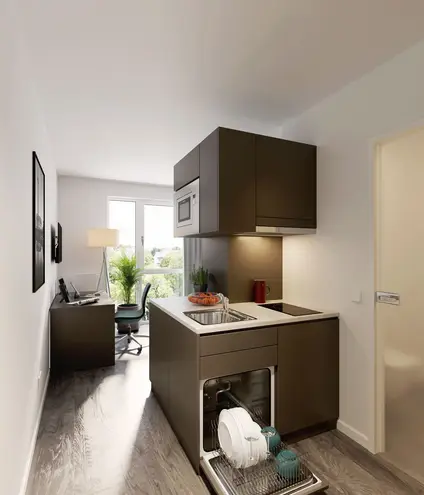 1 Zimmer Wohnung mit 22 m² in Darmstadt – Bild 1