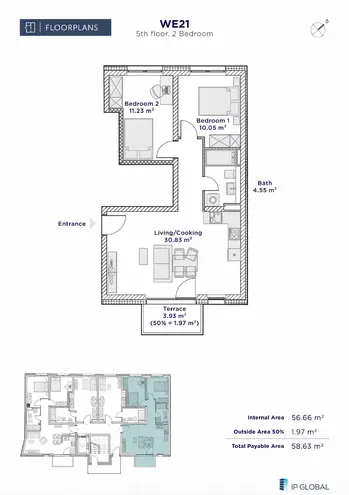 3 Zimmer Wohnung mit 59 m² in Leipzig – Bild 11