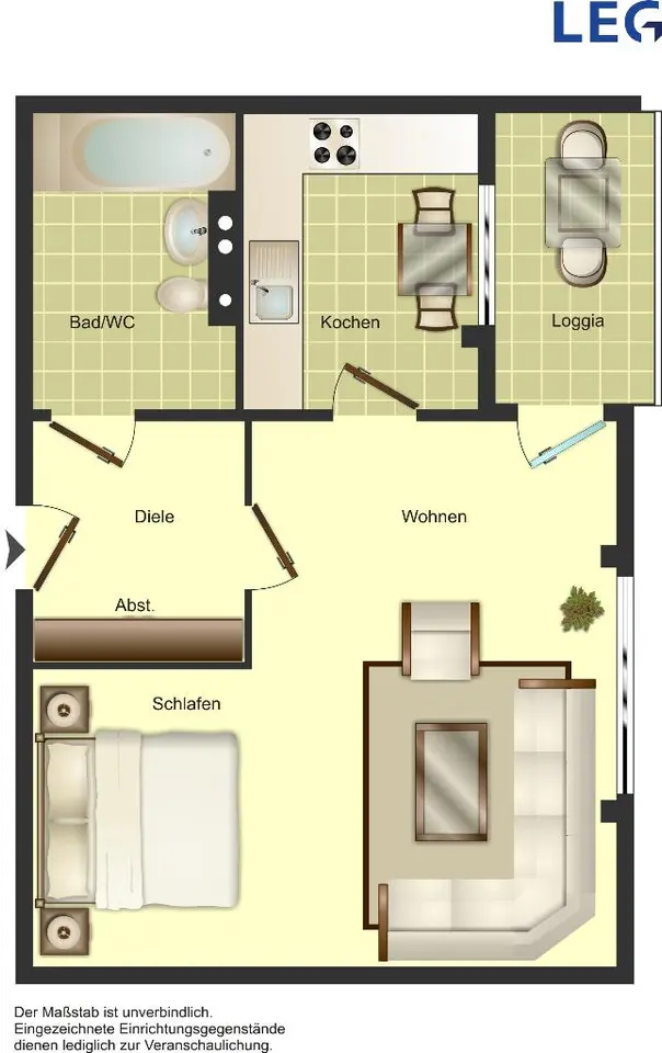 Studio mit 43 m² in Haan – Bild 2