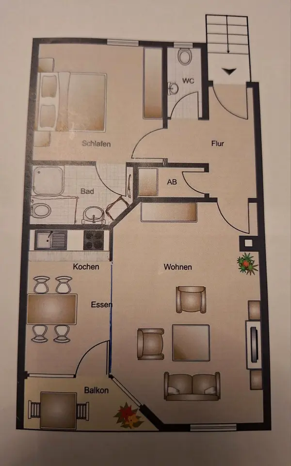 3 Zimmer Wohnung mit 54 m² in Balingen – Bild 5