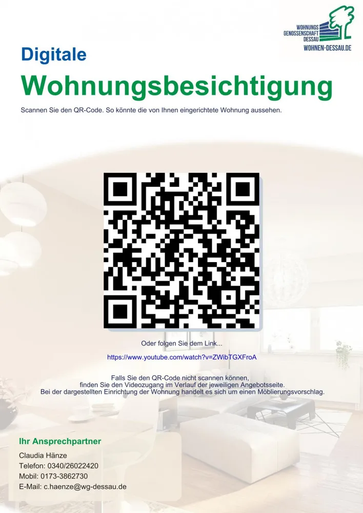 3 Zimmer Wohnung mit 69 m² in Dessau-Roßlau – Bild 3