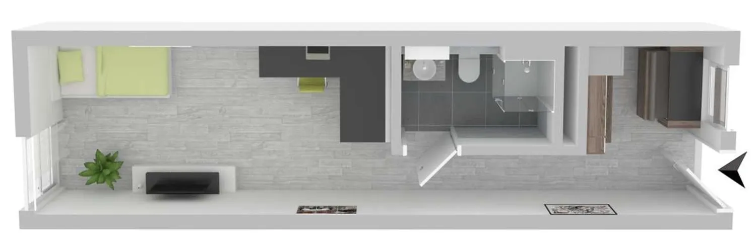 1 Zimmer Wohnung mit 24 m² in Ingolstadt – Bild 7