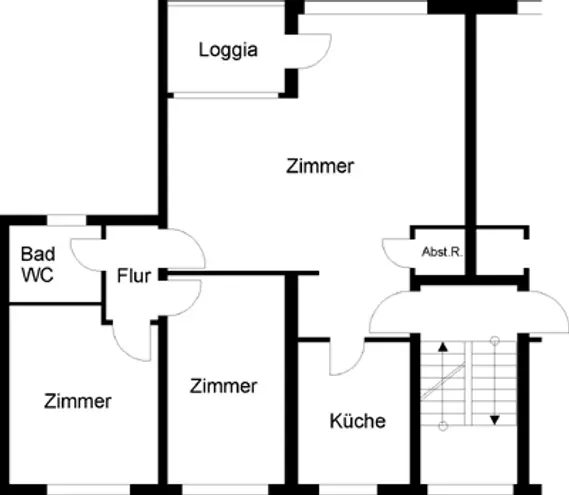 3 Zimmer Wohnung mit 82 m² in Wuppertal – Bild 2