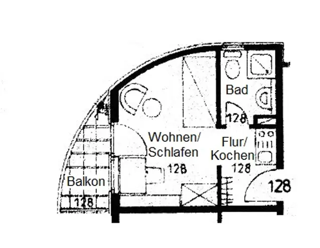1 Zimmer Wohnung mit 19 m² in Braunschweig – Bild 12