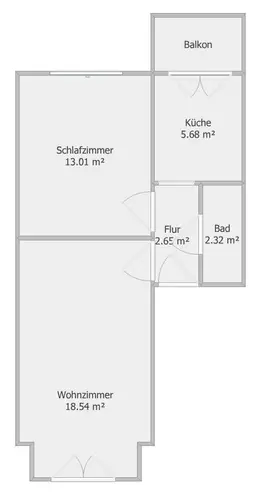 2 Zimmer Wohnung mit 43 m² in Bremen – Bild 12