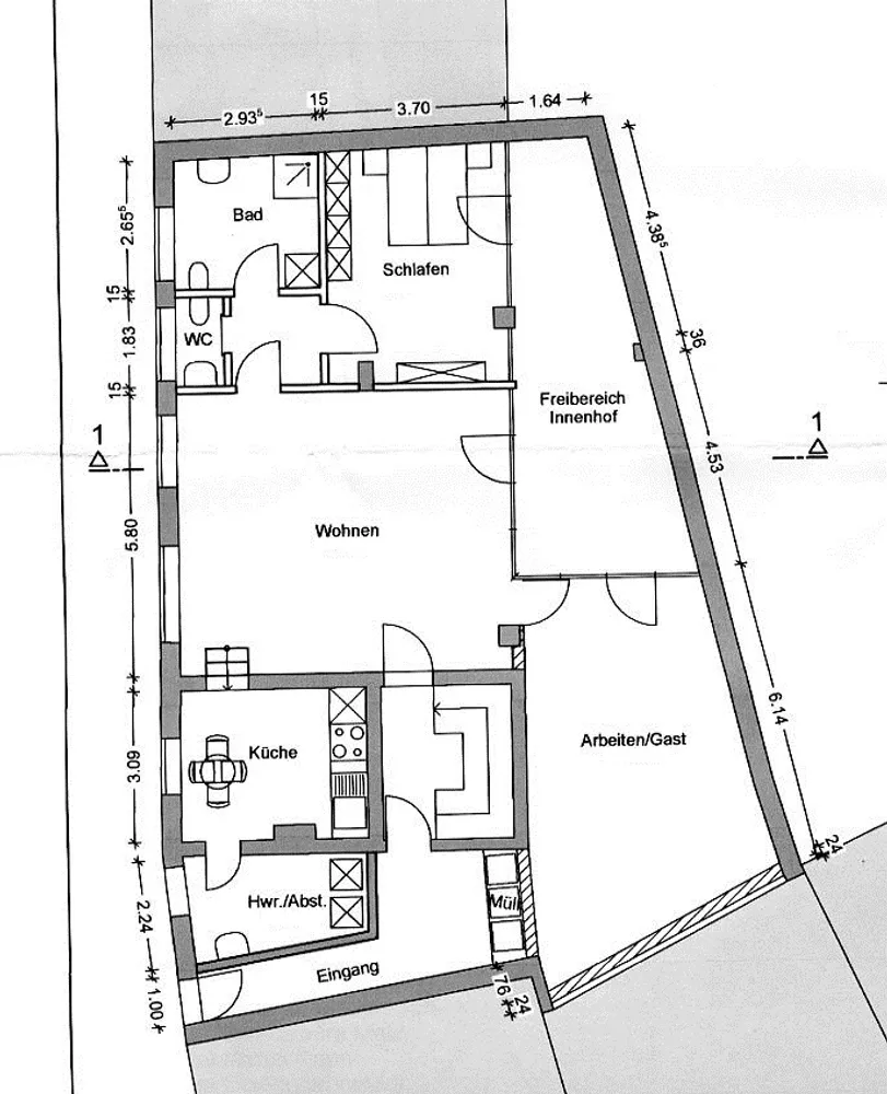 3 Zimmer Wohnung mit 130 m² in Würzburg – Bild 10