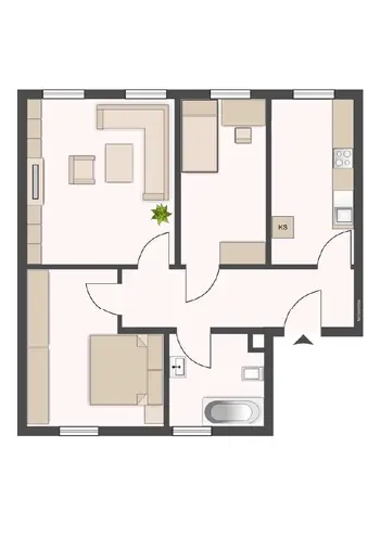 3 Zimmer Wohnung mit 60 m² in Leipzig – Bild 11