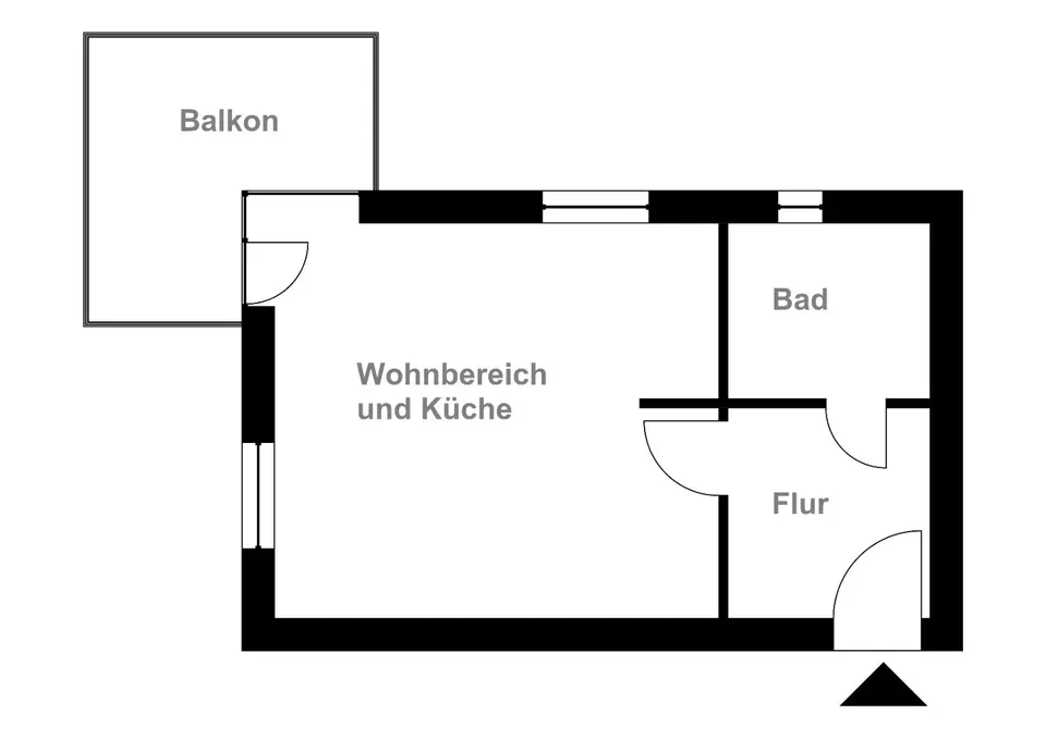 Studio mit 36 m² in Erfurt – Bild 5