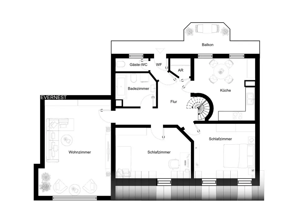 5 Zimmer Wohnung mit 143 m² in Bamberg – Bild 9