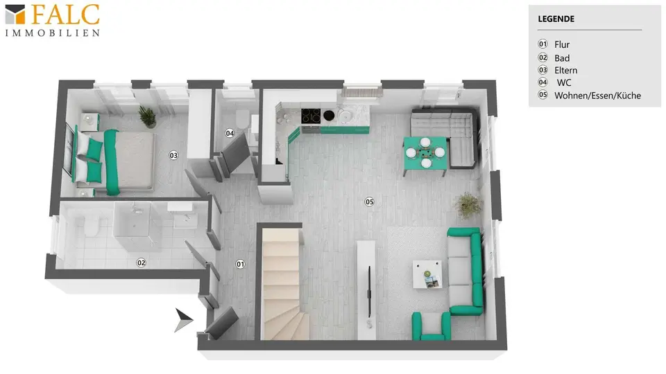 4 Zimmer Wohnung mit 114 m² in Emden – Bild 4