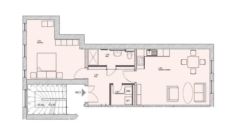 2 Zimmer Wohnung mit 46 m² in Weimar – Bild 10