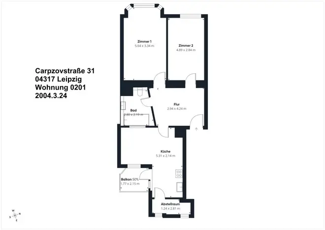2 Zimmer Wohnung mit 74 m² in Leipzig – Bild 5