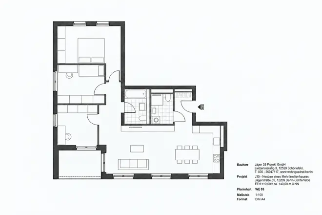 4 Zimmer Wohnung mit 93 m² in Berlin – Bild 2