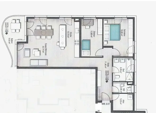 3 Zimmer Wohnung mit 106 m² in Ludwigshafen am Rhein – Bild 9