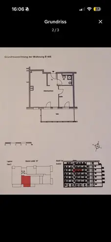 2 Zimmer Wohnung mit 56 m² in Frankfurt am Main – Bild 2